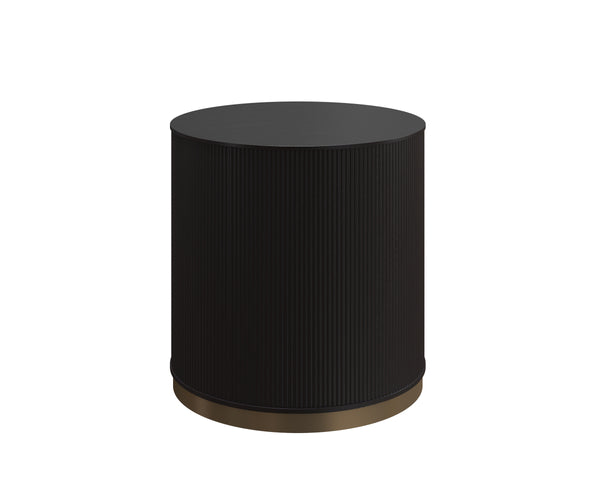 KALLA SIDE TABLE - CHARCOAL