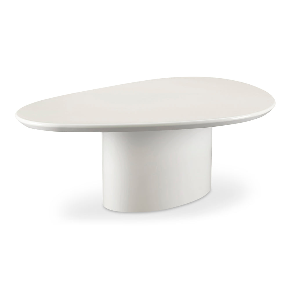 Moe's Eden Ivory Lacquer Coffee Table