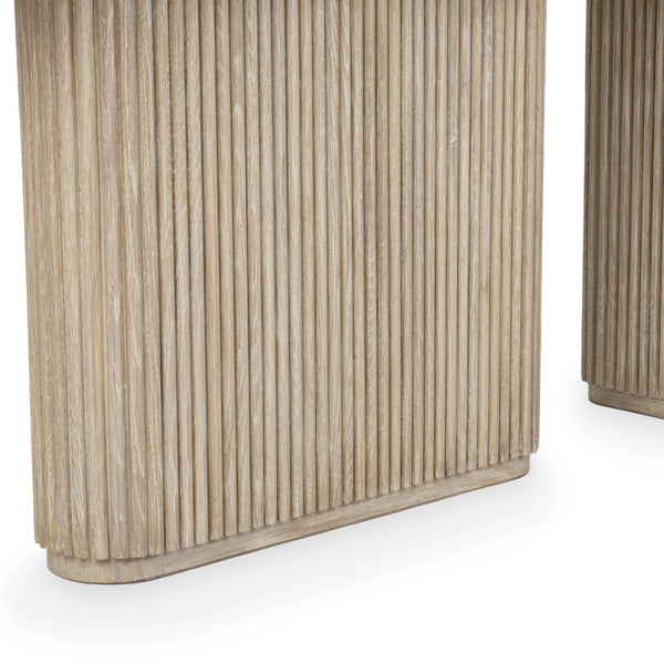 Vander Solid Wood Console Table with FSC Certified Oak Veneer