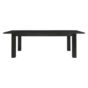 Bedford KD Butterfly Dining Table w/ 20" Ext., Brushed Black 