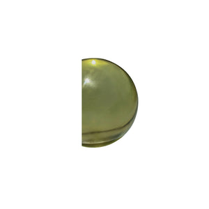 Bonn Cast Glass Decorative Object in Olive