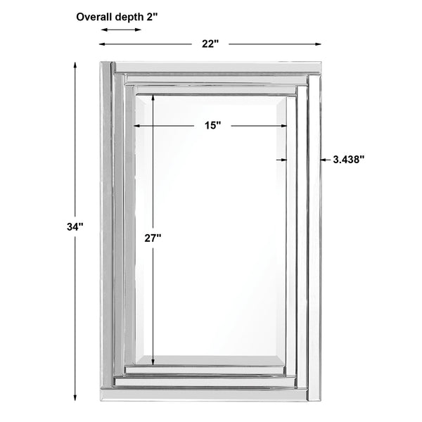 Alanna Frameless Vanity Mirror