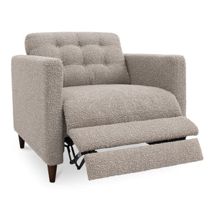 Moe's Bridgers Power Recliner Chair in Warm Grey