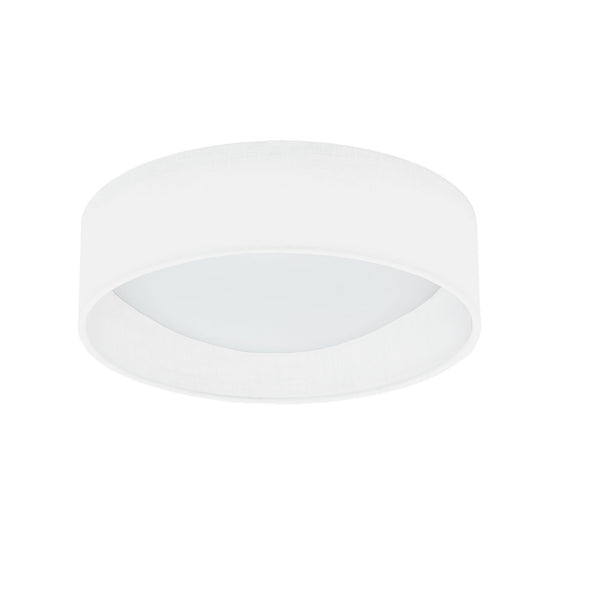 11" LED Flush Mount, White Shade