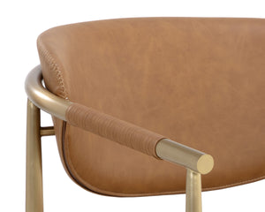 HELOISE LOUNGE CHAIR - MILLIKEN COGNAC