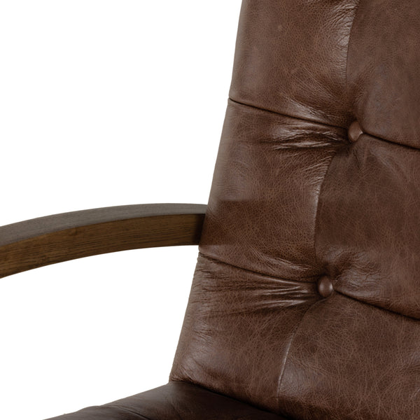 Luca Desk Chair In Sonoma Coco
