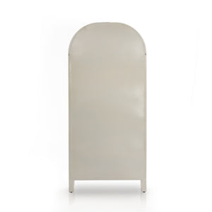 Breya Cabinet In Cream Powder Coat