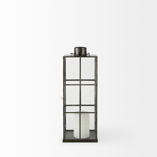 Grimwig (Medium) 8L x 8W x 23H LANTERN W/SHEET BASE WITHOUT BEVEL