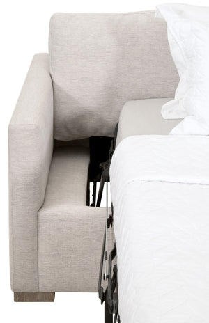 Clara 86" Slim Arm Queen Sleeper Sofa