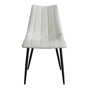 Moe's Alibi Dining Chair Set of 2 in Ivory