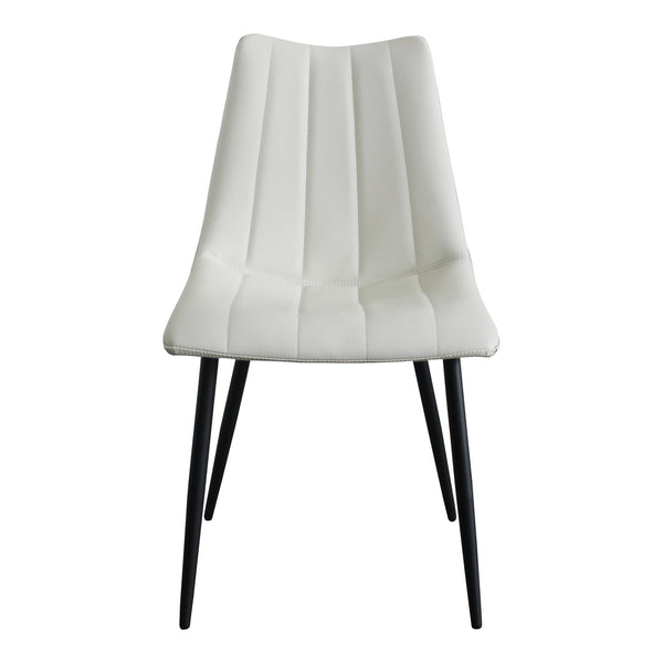 Moe's Alibi Dining Chair Set of 2 in Ivory
