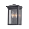 Gable AC8160BK Outdoor Wall Light in Black