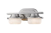 Optum  2 Light Vanity  in Brushed Nickel Finish