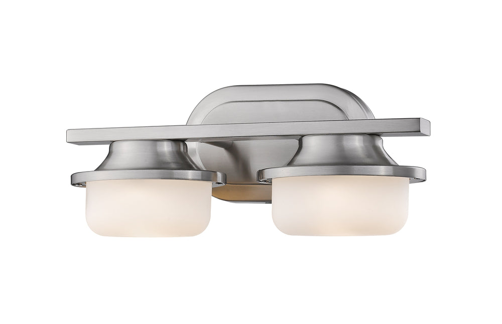 Optum  2 Light Vanity  in Brushed Nickel Finish