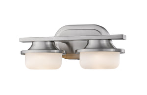 Optum  2 Light Vanity  in Brushed Nickel Finish