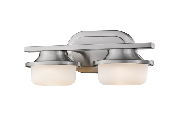 Optum  2 Light Vanity  in Brushed Nickel Finish
