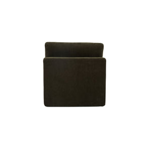 Moe's Cates Slipper Chair in Dark Green Foam