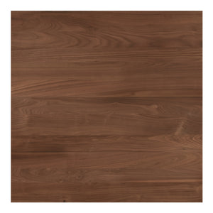 May Cafe Table with Double Square Top in Walnut