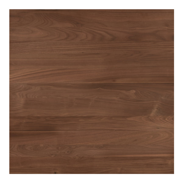 May Cafe Table with Double Square Top in Walnut