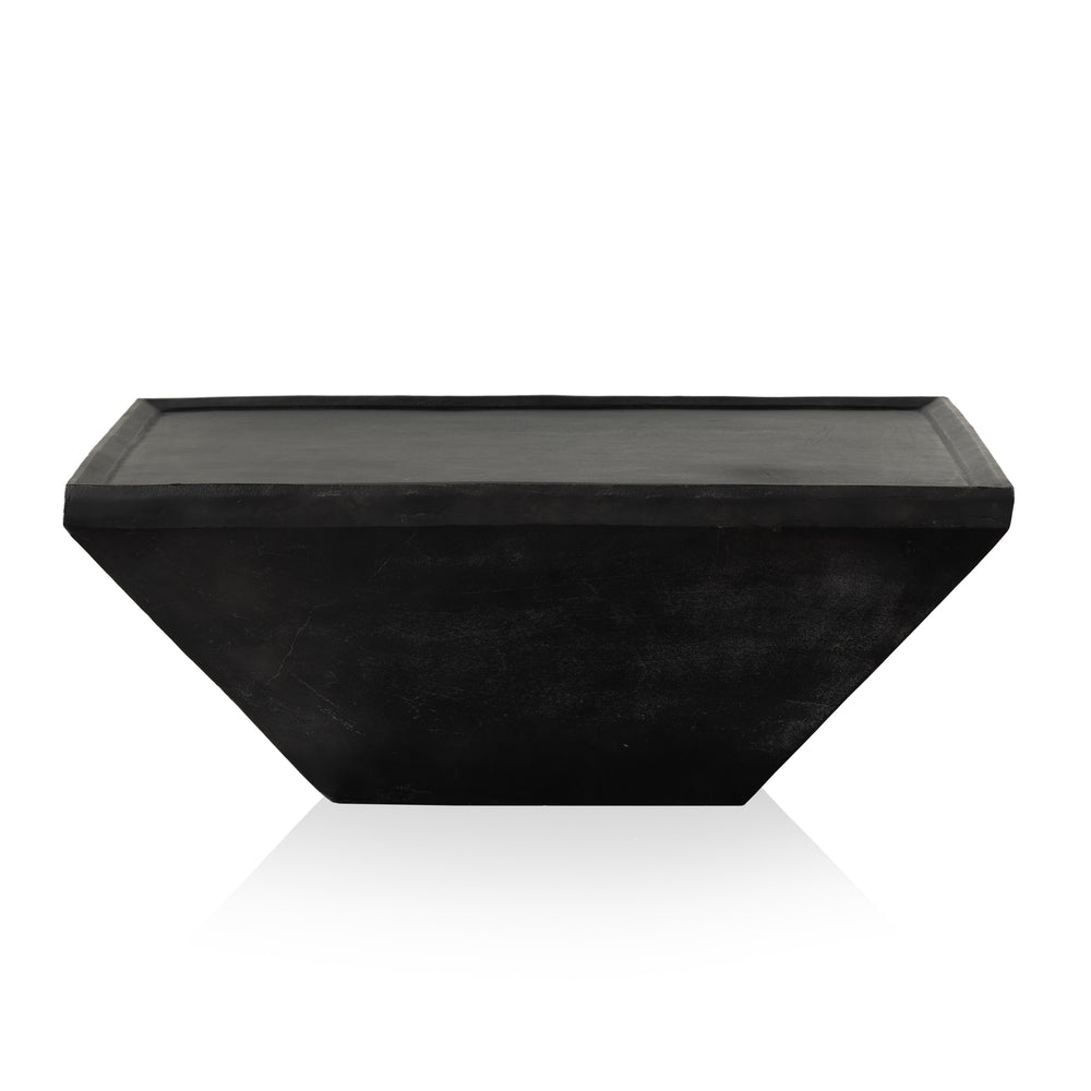 Drake Outdoor Coffee Table In Aged Grey