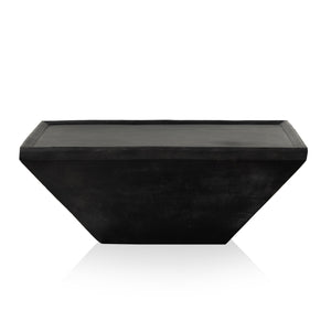 Drake Outdoor Coffee Table In Aged Grey