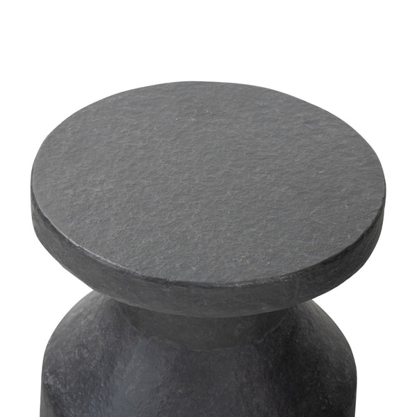 Odeon End Table In Distressed Graphite Concrete
