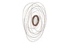 Nest Mirror, Chamcha Wood/Wire, Copper, Large