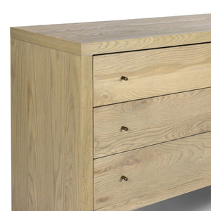 Torrington 6 Drawer Dresser - Sandy Oak Resawn
