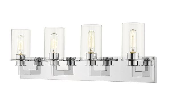 Savannah 4 Light Vanity in Chrome Finish