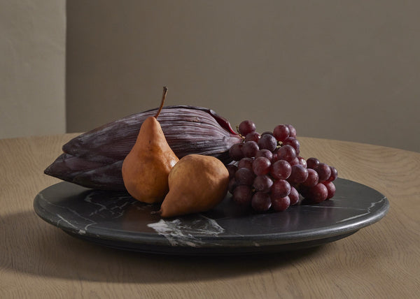 Marble Lazy Susan - Dark Kettle Black