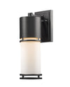Luminata Outdoor LED Wall Light in Black Finish