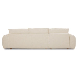 Moe's Berga Left Facing Sectional in Oat