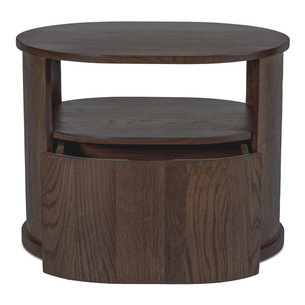 Moe's Tommy Nightstand Dark Brown Oak Veneer