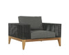 SALERNO ARMCHAIR - GRACEBAY GREY