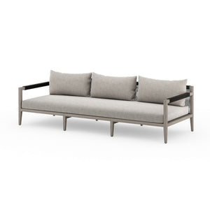 Sherwood Outdoor Sofa In 93" In Grey/Stone Gre