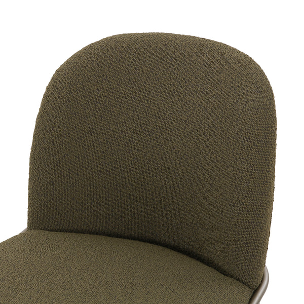Astrud Dining Chair In Fiqa Boucle Olive