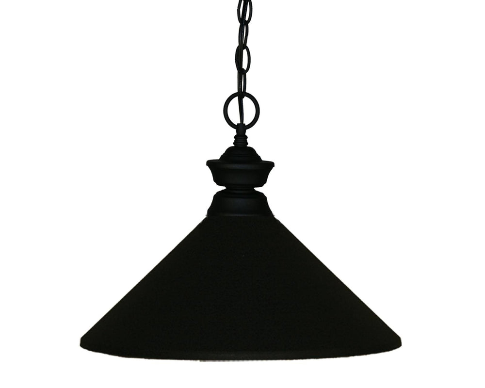 Pendant Lights 1 Light Pendant in Matte Black Finish