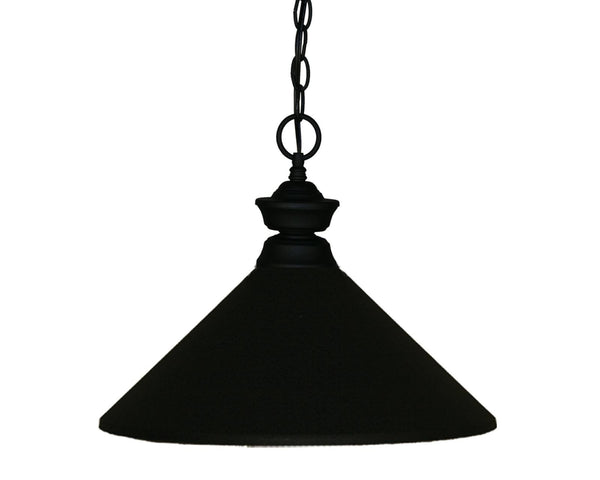 Pendant Lights 1 Light Pendant in Matte Black Finish