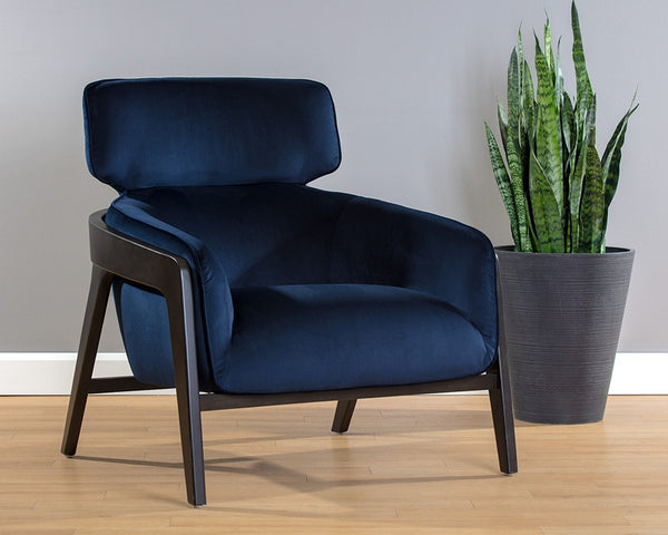 Maximus Armchair - Metropolis Blue