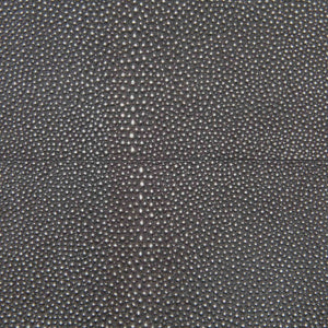 Shagreen Bedside Table-Antique Brass