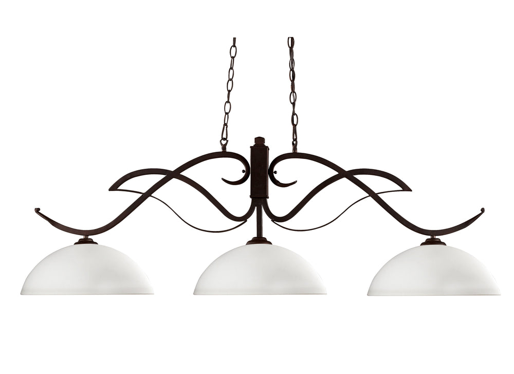 Phoenix 4 Light Island/Billiard in Bronze Finish