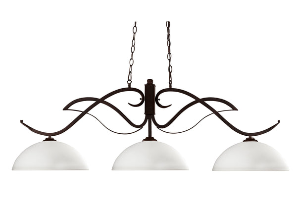 Phoenix 4 Light Island/Billiard in Bronze Finish