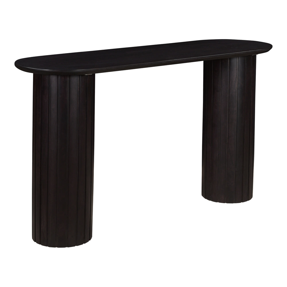 Moe's Povera Console Table Black Acacia Wood