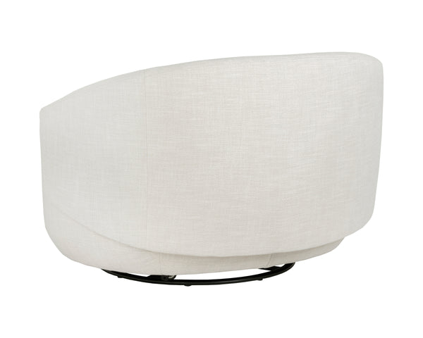 WALSH SWIVEL LOUNGE CHAIR - EFFIE LINEN