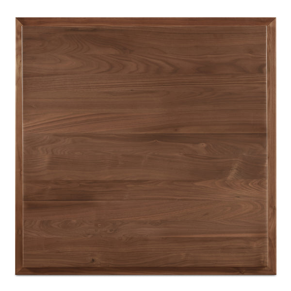 May Cafe Table with Double Square Top in Walnut
