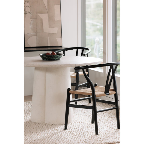 Moe's Mono Dining Table in White Terrazzo