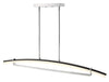 Arc 1 Light Chandelier in Chrome Finish