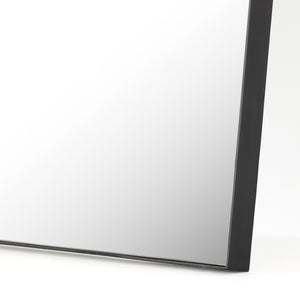 Georgina Rectangle Floor Mirror In Mtt Blk