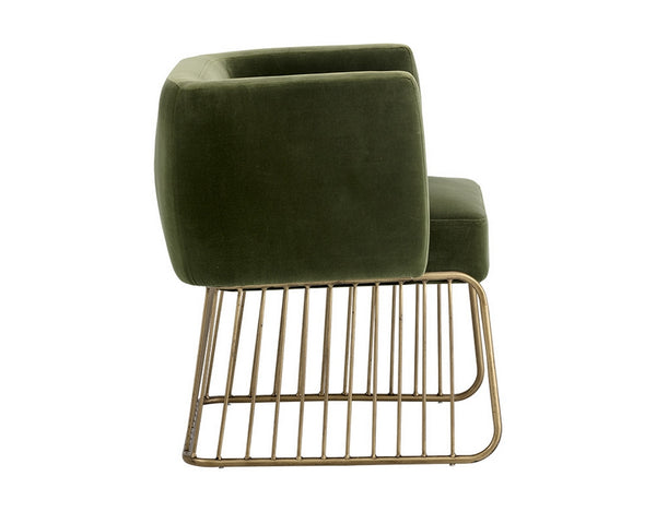 Gala Dining Chair - Forest Green