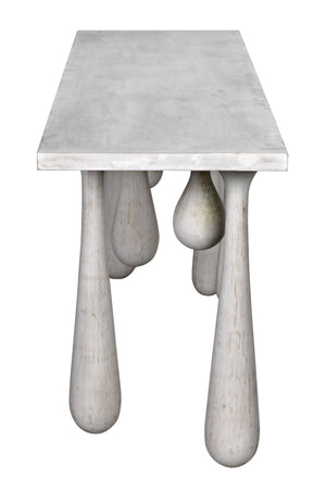 Drop Console, White Wash